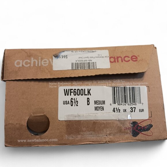 New Balance Womens Silver and Black Field Sport Cleats WF600LK Size 6.5 B - Picture 12 of 12